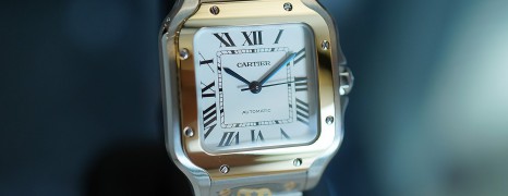 NEW!! Cartier Santos 100 Medium Yellow Gold&Steel Medium Size 35.1 mm Ref.W2SA0016 (New Thai AD 11/2021)