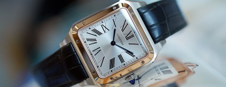 NEW!!! Cartier Santos Dumont 18K Rose Gold Bezel Size Large Ref.W2SA0011(New Thai AD 11/2021)