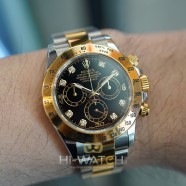 Rolex Cosmograph Daytona 2K Black Dial Diamond 40 mm REF.116503 (14/2013)