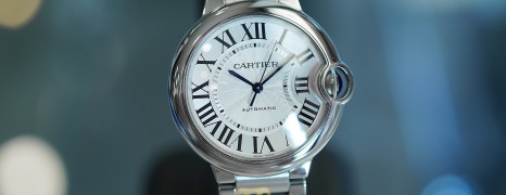 NEW!!! Cartier Ballon Bleu Automatic Silver Dial 36 mm Ref.WSBB0048 (NEW Thai AD 12/2021)