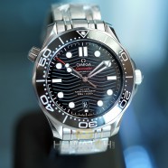 NEW!!! Omega Seamaster Diver 300M Omega Master Co-Axial Black Dial 42 mm (NEW Thai AD 12/2021)