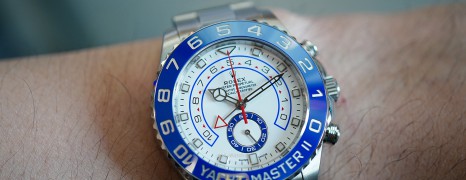 NEW!!! Rolex Yacht Master II White Dial Blue Ceramic 44 mm REF.116680 (NEW Thai AD 12/2021)