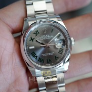 NEW!!! Rolex Datejust Slate Grey Roman (Wimbledon) King Size 36 mm Ref.126200 (NEW Thai AD 12/2021)