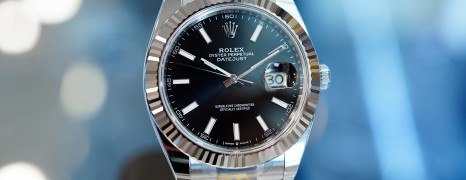 NEW!! Rolex Datejust 41 WhiteGold Bezel Black Dial 41 mm Ref.126334 (NEW Thai AD 03/2022)