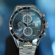 Tag Heuer Carrera Automatic Chronograph Calibre 1887 Grey Dial 43 mm