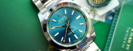 NEW!!! Rolex Milgauss Z-Blue Dial 40 MM Ref. 116400GV (NEW Thai AD 03/2022)