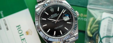 Rolex Datejust 41 Jubilee WhiteGold Bezel Black Dial 41 mm Ref.126334 (04/2018)