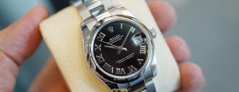 Rolex Datejust Black Roman Dial Boy Size 31 mm REF.178240 (Thai AD 11/2019)