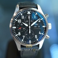 NEW!!! IWC Pilot’s Watch 377709 Automatic Chronograph Black Dial 43 mm (NEW Thai AD 01/2022)