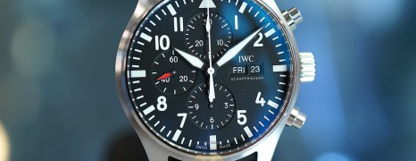 NEW!!! IWC Pilot’s Watch 377709 Automatic Chronograph Black Dial 43 mm (NEW Thai AD 01/2022)