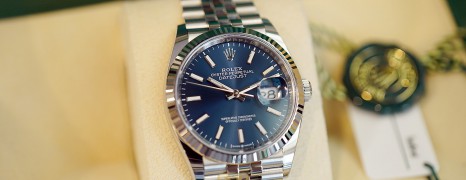 NEW!!! Rolex Datejust Jubilee Bright Blue Dial 36 mm Ref.126234 (NEW Thai AD 04/2022)