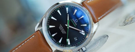 NEW!!! Omega Aqua Terra 150M Golf Edition Black Dial Green Hand 41.5 mm (NEW Thai AD 04/2022)