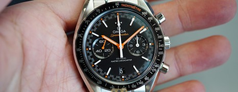 NEW!!! Omega Speedmaster Racing Co-Axial Master Chronometer Chronograph Black Dial 44.25 mm (NEW Thai AD 03/2022)