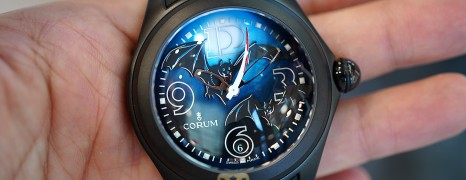 NEW!!! Corum Bubble Automatic Bats Limited Edition Black PVD 47 mm (NEW Thai AD 04/2022)
