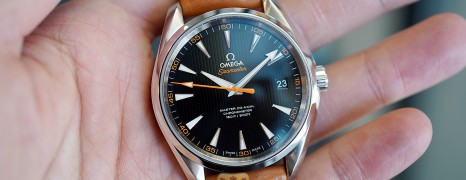 NEW!!! Omega Aqua Terra 150M Golf Edition Black Dial Orange Hand 41.5 mm (NEW Thai AD 04/2022)