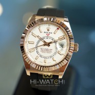 NEW!!! Rolex Sky-Dweller 18K Everose Gold White Dial 42 mm Ref.326235 (NEW 12/2021)