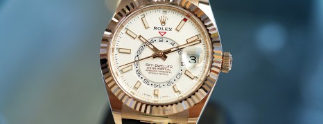 NEW!!! Rolex Sky-Dweller 18K Everose Gold White Dial 42 mm Ref.326235 (NEW 12/2021)