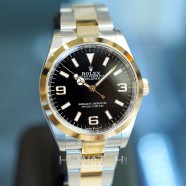 Rolex Explorer I 2K Yellow Rolesor 36 mm Ref.124273 (08/2021)