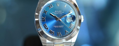 NEW!! Rolex Datejust 41 Azzurro Blue Roman Dial 41 mm Ref.126300 (NEW Thai AD 05/2022)
