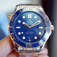 NEW!!! Omega Seamaster Diver 300M Steel Sedna™ Gold 18K Master Co-Axial Blue Dial 42 mm (NEW Thai AD 05/2022)