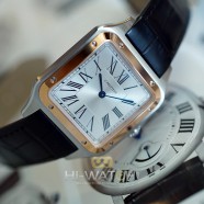 NEW!!! Cartier Santos Dumont 18K Rose Gold Bezel Size Large Ref.W2SA0011(NEW Thai AD 01/2021)