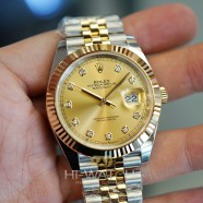 NEW!!! Rolex Datejust 41 Jubilee 2K Rolesor Champagne Diamond Dial 41 mm Ref.126333 (NEW Thai AD 04/2022)