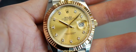 NEW!!! Rolex Datejust 41 Jubilee 2K Rolesor Champagne Diamond Dial 41 mm Ref.126333 (NEW Thai AD 04/2022)