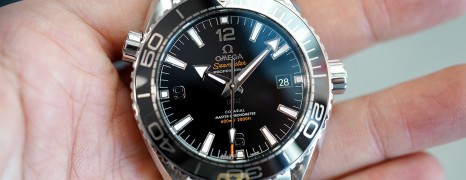 NEW!!! Omega Seamaster Planet Ocean Co-Axial Master Chronometer Black Dial 43.5 mm (NEW Thai AD 05/2022)