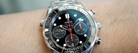 NEW!!! Omega Seamaster Diver 300M Co-Axial Chronograph Black Ceramic 41.5 mm (NEW Thai AD 05/2022)