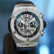 Hublot Big Bang Unico Titanium Skeleton Diamonds 44 mm (10/2019)