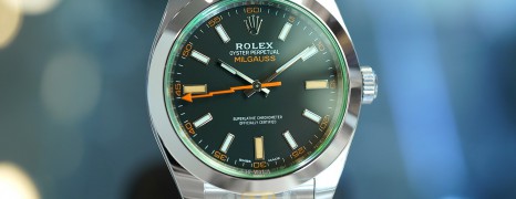 NEW!!! Rolex Milgauss Black Dial Green Sapphire 40 MM Ref.116400GV (NEW Thai AD 06/2022)