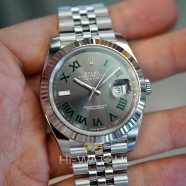 NEW!!! Rolex Datejust 41 Slate Grey Roman (Wimbledon) Dial 41 mm Ref.126334 (NEW Thai AD 05/2022)