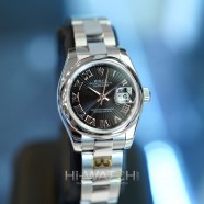 Rolex Datejust Lady Black Sunray Roman Dial 26 mm REF. 179160 (06/2022)