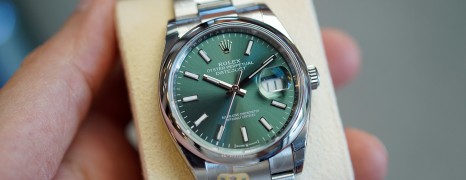 NEW!!! Rolex Datejust Mint Green Dial 36 mm Ref.126200 (NEW 07/2022)