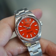 NEW!!! Rolex Oyster Perpetual Coral Red Dial 31 mm Ref.277200 (NEW 05/2022)