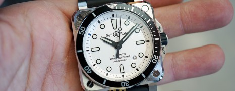 NEW!!! Bell & Ross BR 03-92 DIVER WHITE 42 mm Ref.BR0392-D-WH-ST/SRB (NEW Thai AD 07/2022)