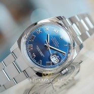 Rolex Datejust Blue Roman Dial King Size 36 mm Ref.116200 (Thai AD 10/2018)