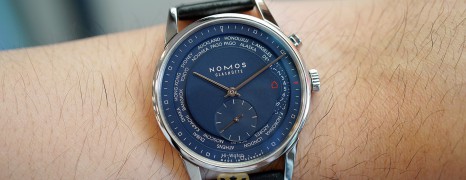 Nomos Zurich World Time Midnight Blue 39.9 mm (Thai AD 02/2018)