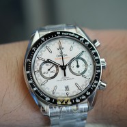 NEW!!! Omega Speedmaster Racing Co-Axial Master Chronometer Chronograph White Dial 44.25 mm (NEW Thai AD 08/2022)