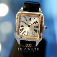 NEW!!! Cartier Santos Dumont 18K Rose Gold Bezel Size Large Ref.W2SA0017 (NEW Thai AD 08/2022)