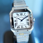 NEW!!! Cartier Santos 100 Medium Size 35.1 mm Ref.WSSA0029 (NEW Thai AD 08/2022)