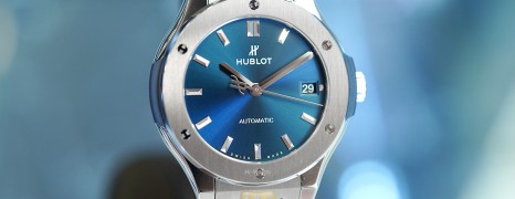 NEW!!! Hublot Classic Fusion Titanium Blue Dial 38 mm (NEW 09/2022)