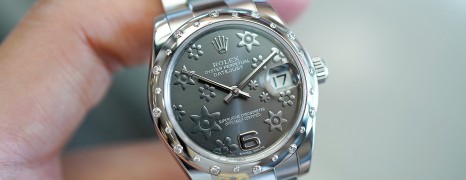 Rolex Datejust Floral Dial Diamond Bezel 31 mm Ref.178344 (เพชรกระจาย) (06/2016)