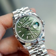 NEW!!! Rolex Datejust Jubilee Olive Green Palm Motif Dial 36 mm Ref.126234 (NEW 08/2022)