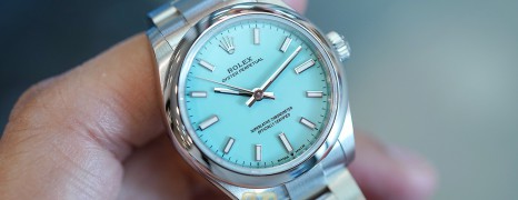 NEW!!! Rolex Oyster Perpetual Turquoise Blue Dial (Tiffany) 31 mm Ref.277200 (NEW 07/2022)