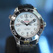 NEW!!! Omega Seamaster Diver 300M Co-Axial Master Chronometer White Dial 42 mm (NEW Thai AD 08/2020)