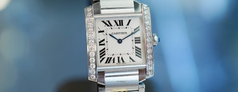 Cartier Tank Francaise Diamond Quartz Medium 30 mm x 25 mm Ref. W4TA0009 (Thai AD 08/2019)