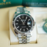 NEW!!! Rolex Datejust 41 Jubilee WhiteGold Bezel Black Dial 41 mm Ref.126334 (NEW 10/2022)