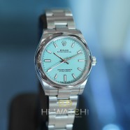 Rolex Oyster Perpetual Turquoise Blue Dial (Tiffany) 31 mm Ref.277200 (07/2022)