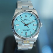 NEW!!! Rolex Oyster Perpetual Turquoise Blue Dial (Tiffany) Dial 36 mm REF.126000 (NEW Thai AD 12/2022)